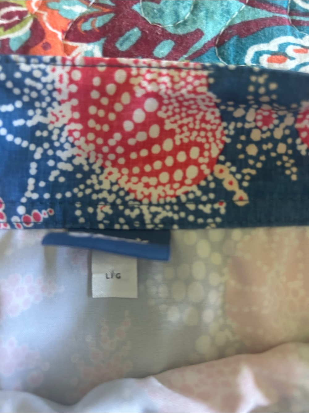 Ripskirt Hawaii Blue Midi Pencil Skirt with Coral Floral Print - Picture 3 of 7